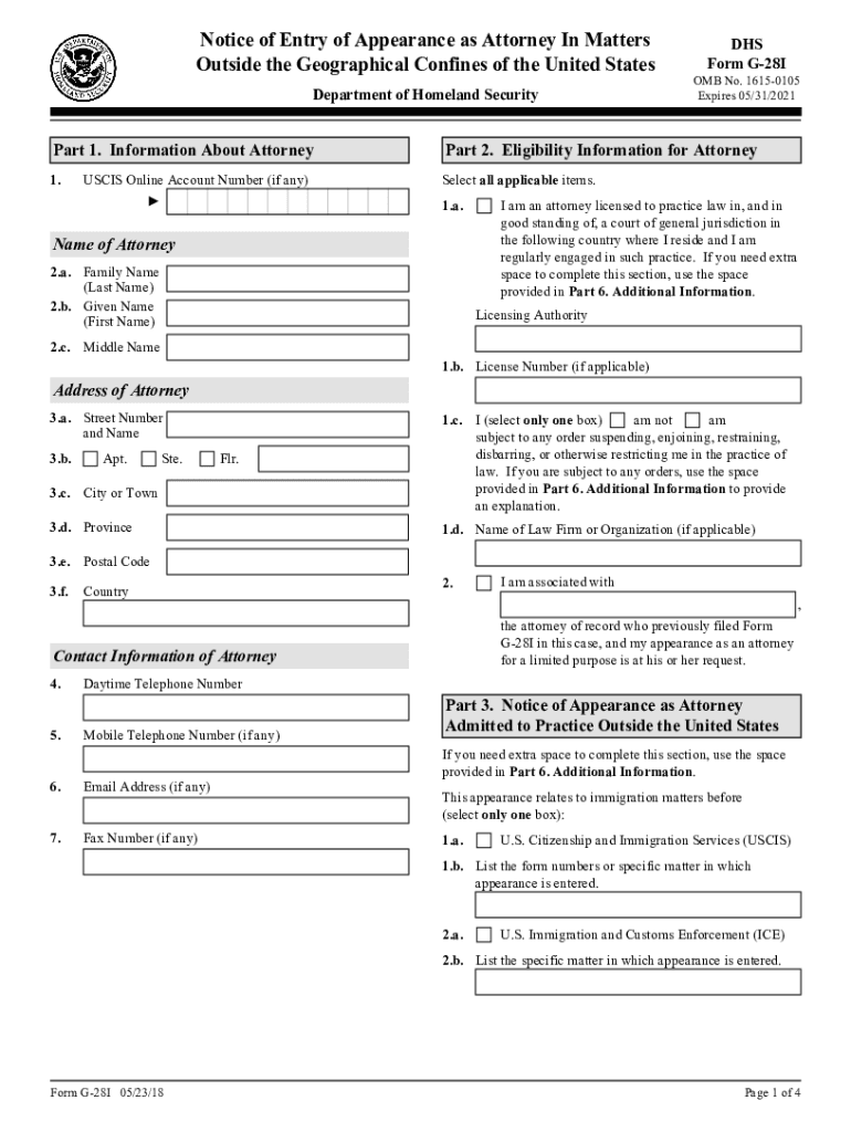 Uscis Attorney Form