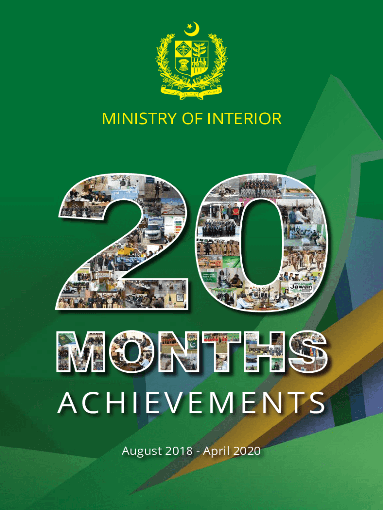 PK 20 Months Achievements Brochure  Form