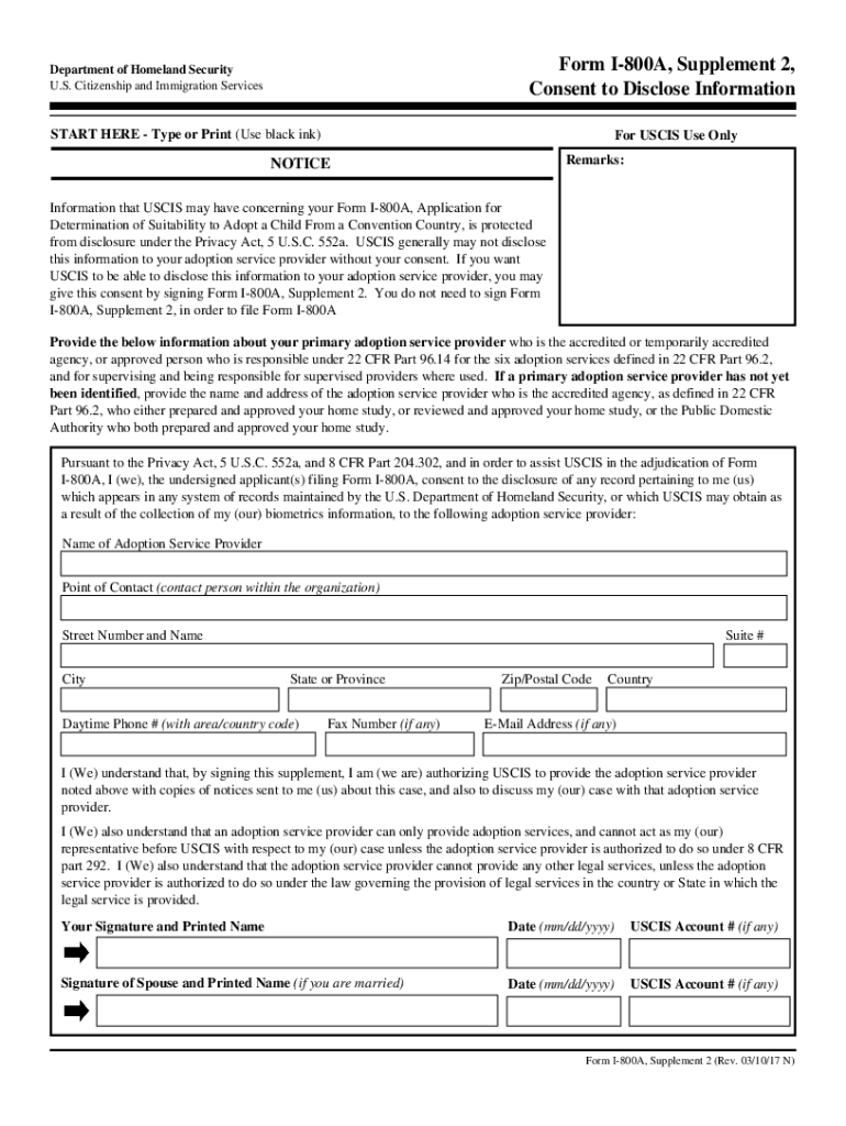 Consent Disclose Information Form
