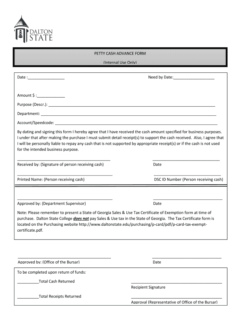  New Petty Cash Form Copy 2020-2024