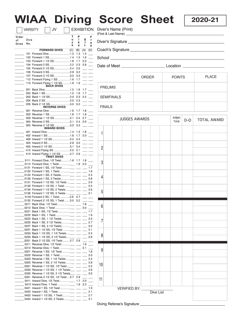  Site Court # Match # Date WIAA VOLLEYBALL SCORE SHEET 2020