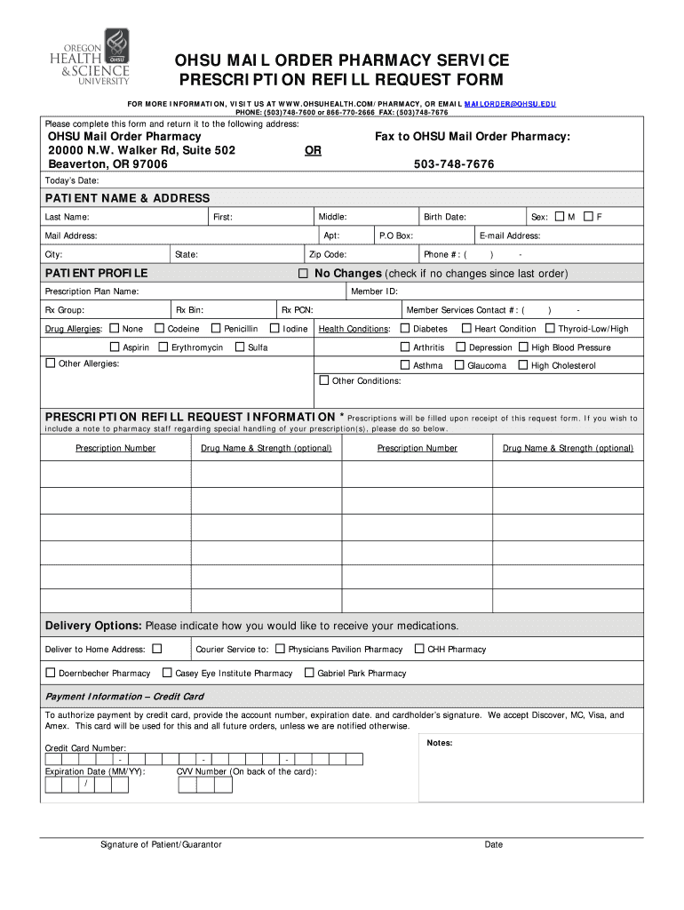 Ohsu  Form