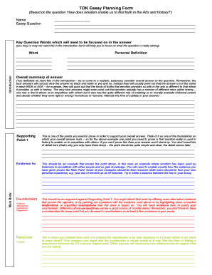 Tok Essay Ppf Example  Form