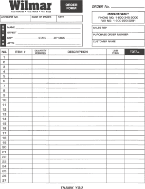 Wilmar Forns  Form