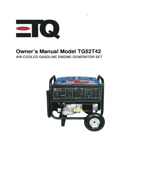 Etq Generator Manual  Form