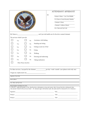 ATTENDANT AFFIDAVIT Co Howard in  Form