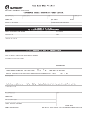 604 564 Confidential Medical Referral and Follow Up Form Prekkid