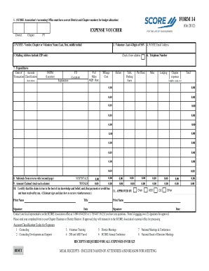 Score Form 14