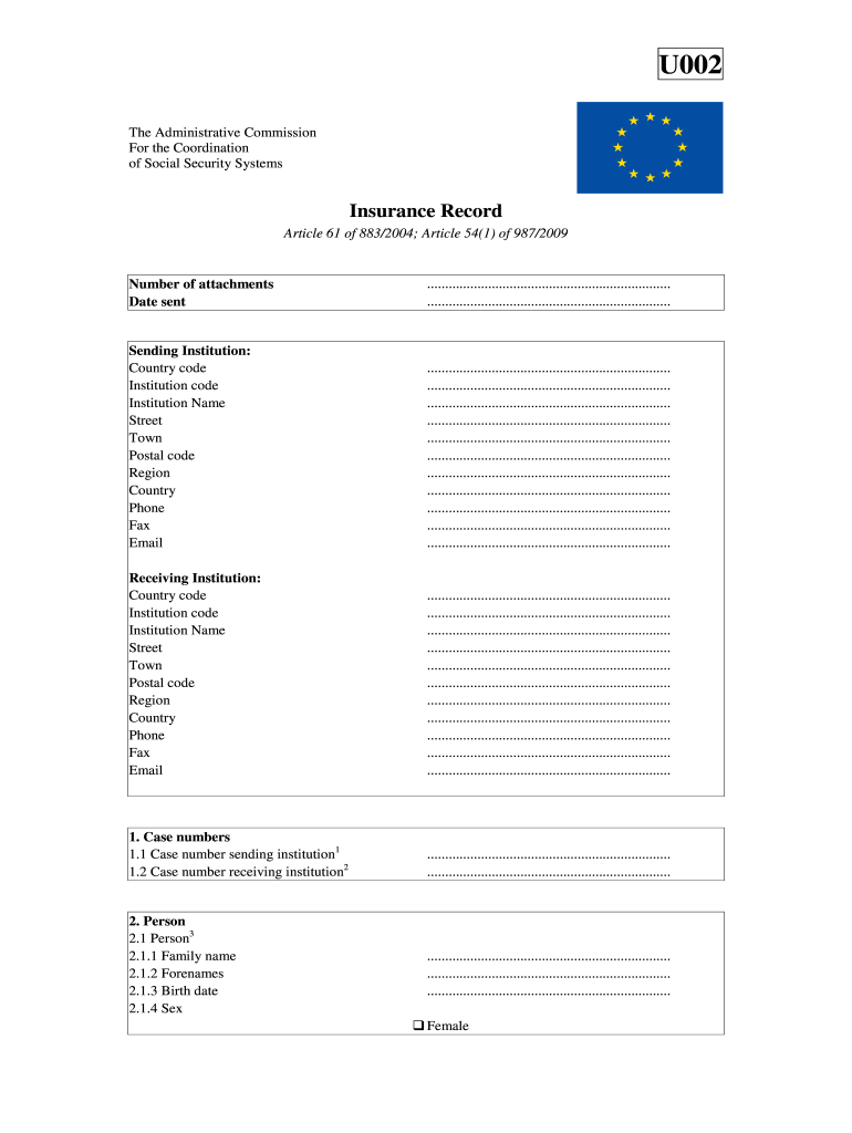 U002  Form