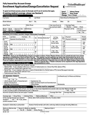United Healthcare Enrollment Form FFC Com