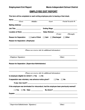 Employee Personal Details Form Template