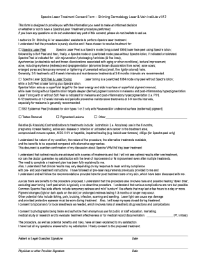 Laser Consent Form