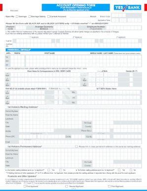 Account Opening Form