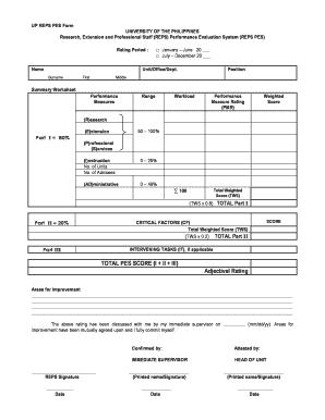 UP REPS PES Form HRDO