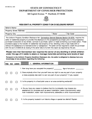 Property Condition Report Form