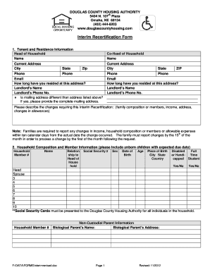  Download an Interim Recertification Douglas County Housing 2012