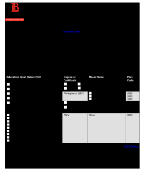 Lbcc Change  Form