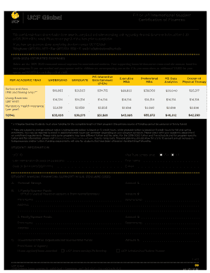  F 1 or J 1 International Student Certification of Finances 2020-2024