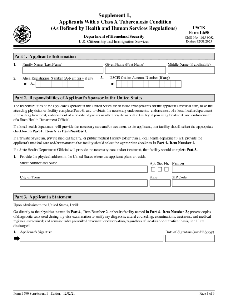 Uscis I 690  Form