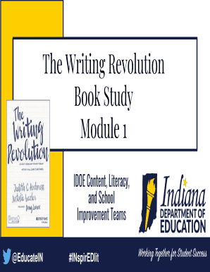 The Writing Revolution PPT  Form