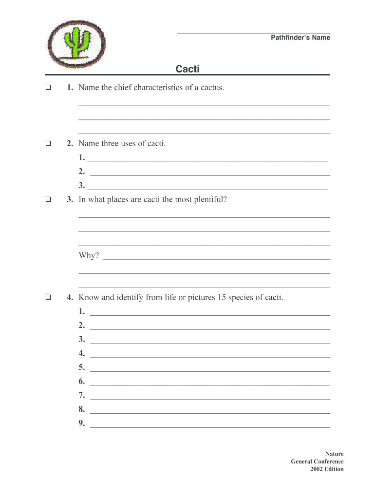 Pathfinder Honors Answers PDF  Form