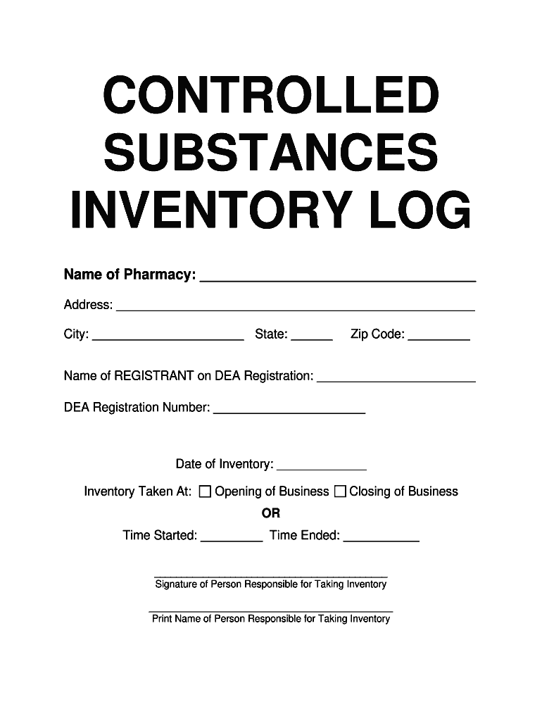 CII Inventory 1  Form