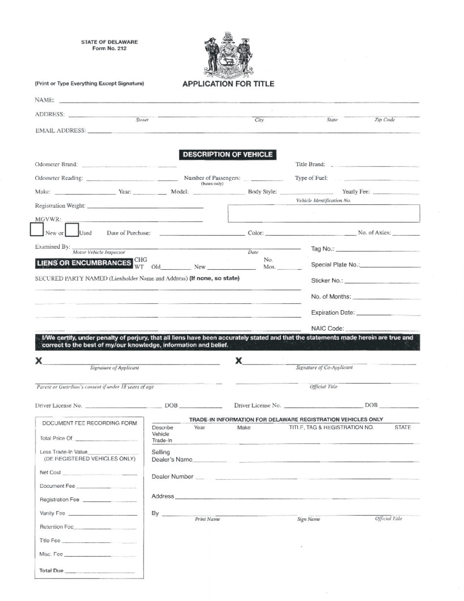  Print Name Sign Name Delaware Division of Motor Vehicles 2020