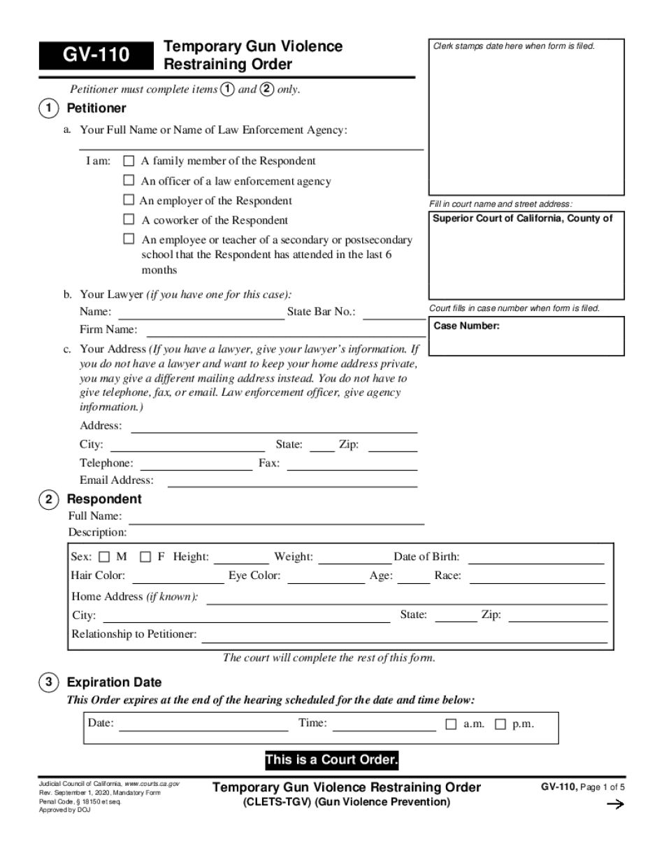  Obtained a Temporary Restraining Order Voice of San Diego 2020