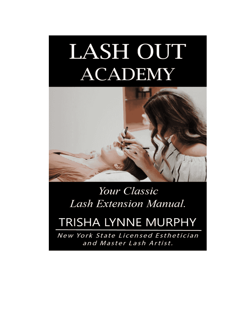 Lash Training Manual PDF  Form