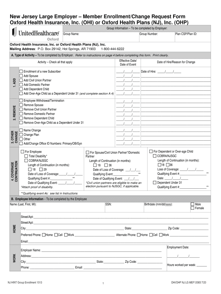  Authorization for Release of Information UnitedHealthcare Inc 2020-2024