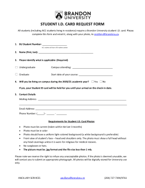 Brandon University ID 2020-2025