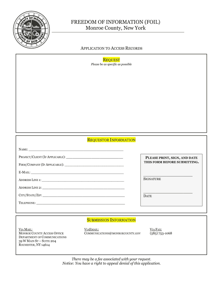  DOM of INFORMATION FOIL 2019-2024