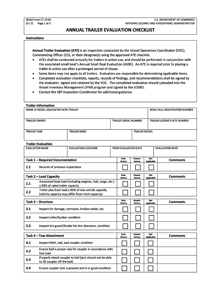  PDF Sample Trailer Inspection Checklists NWCG 2017-2024