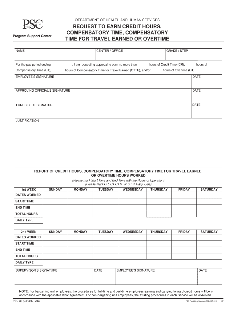 Psc 36  Form