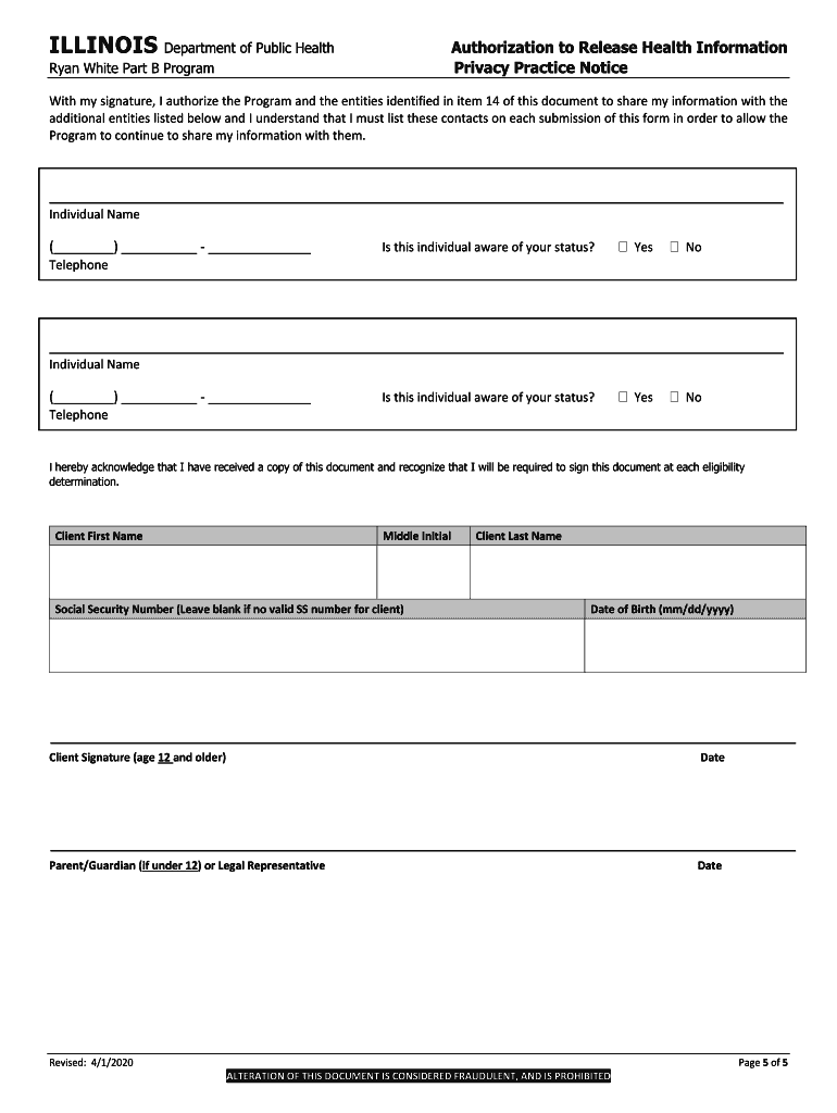  Ryan White Part B Client Services Manual Iowa Department 2020-2024