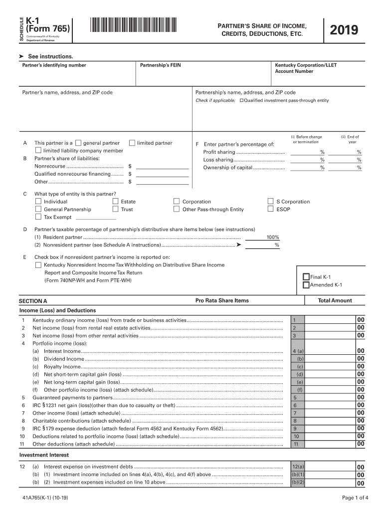 PDF Instructions Kentucky Department of Revenue  Form