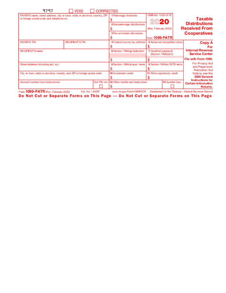  5 Redeemed Nonqualified Notices 2020