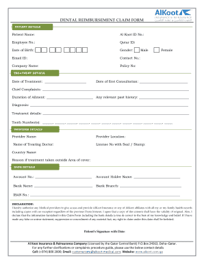 Alkoot Claim Form