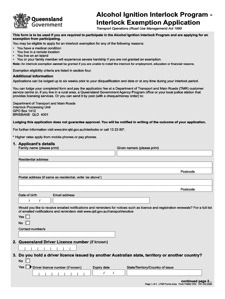 Get and Sign Ignition InterlockMissouri Department of Transportation 2020-2022 Form