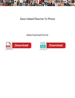 Indeed Resume Download  Form