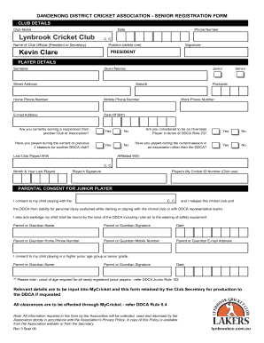 Ddca Registration Form 23