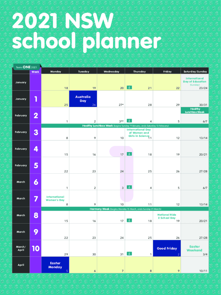 Nsw Planner  Form