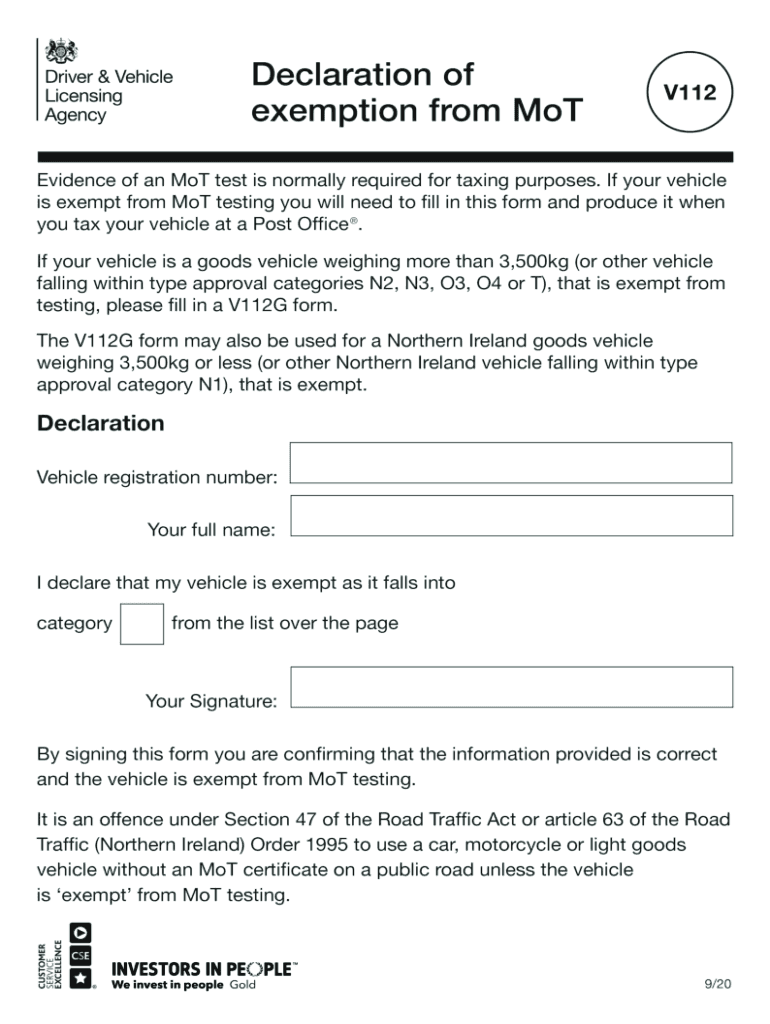  V112 Form 2020-2024