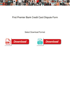 First Premier Credit Card Upload Documents  Form