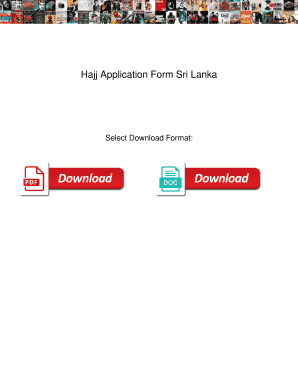 Hajj Application Form Sri Lanka Hajj Application Form Sri Lanka