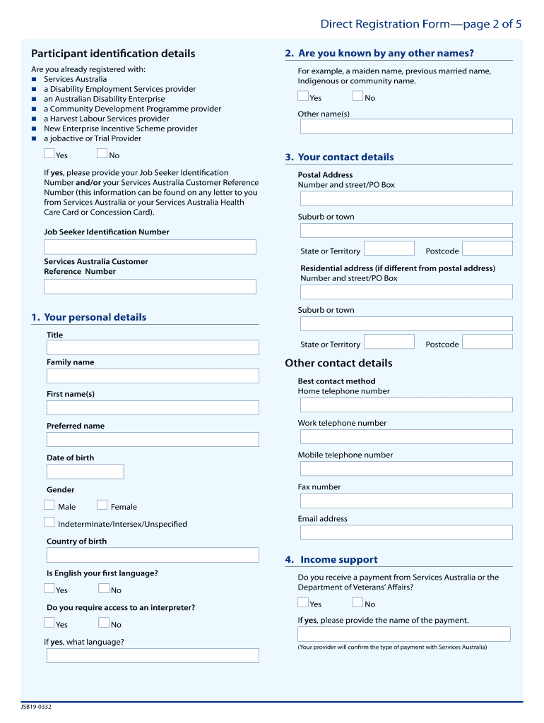 Direct Registration Form