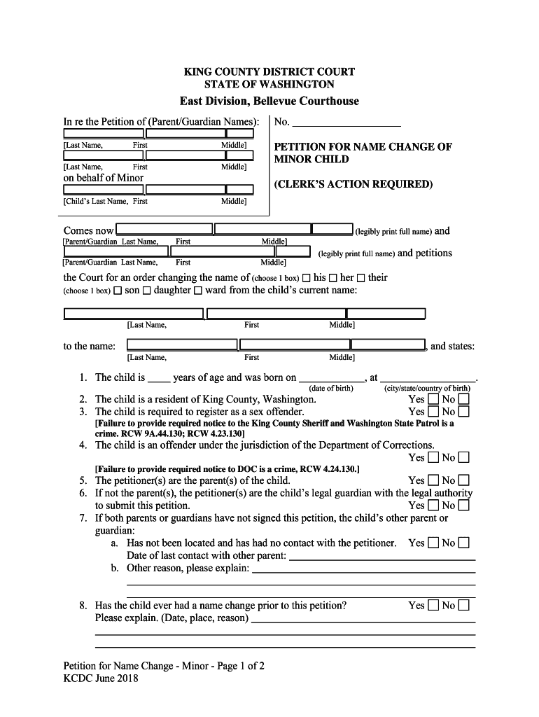  East Division, Bellevue Courthouse King County 2018-2024