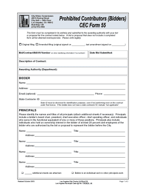 CEC Form 55 Port of Los Angeles Lawa