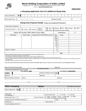 Sellers Stamp Duty Calculation Calculator  Form