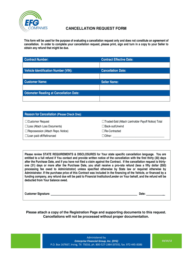  Efg Form 2012-2024